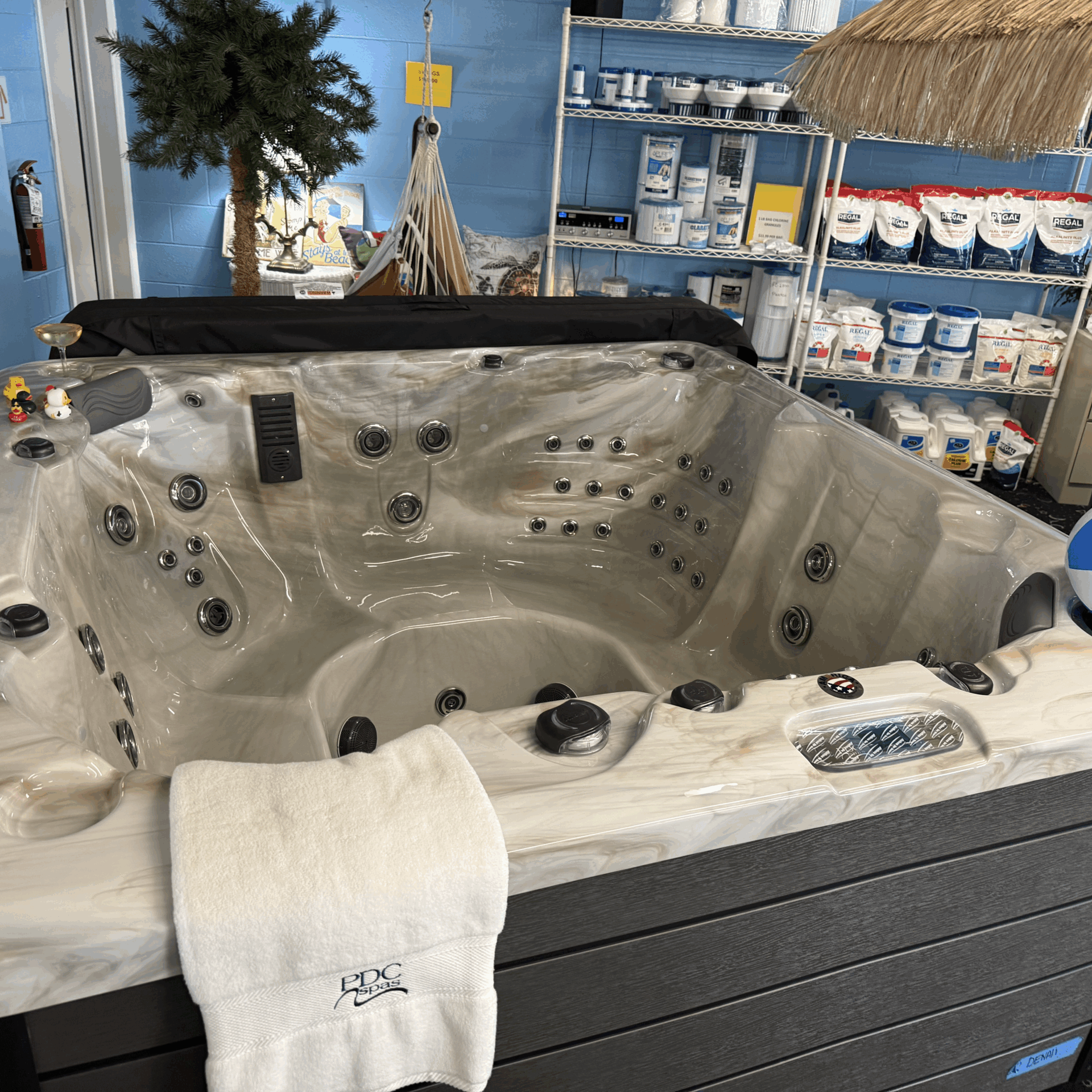 PDC Spas® Denali — 7 Person Hot Tub Island Spas and Pools Oak Island NC